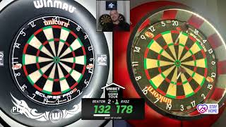 Unibet Home Tour 2020 2904  Steve Beaton vs Callan Rydz [upl. by Patrizio]