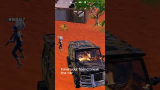 How to be INVINCIBLE in Fortnite Chapter 5 Season 3 shorts fortnite glitch invincible [upl. by Saffren]