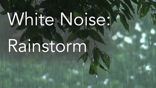 Rainstorm Sounds for Relaxing Focus or Deep Sleep  Nature White Noise  8 Hour Video [upl. by Yamauchi]