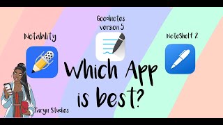 Goodnotes vs Notability vs Noteshelf 2 Comparison [upl. by Sadonia]