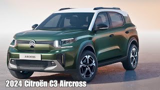 2024 Citroën C3 Aircross revealed  Interior Exterior Details [upl. by Deppy]