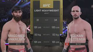 UFC 267  Magomed Ankalaev vs Volkan Oezdemir [upl. by Allred649]