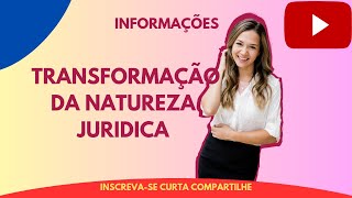 Transformação da natureza jurídica de SLU para Empresário individual informações [upl. by Yerok]