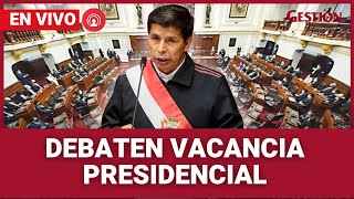 🔴ENVIVO  VOTACIÓN de la moción de VACANCIA PRESIDENCIAL contra Pedro Castillo [upl. by Naic]