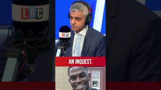 Sadiq Khan apologises to officer who shot Chris Kaba  LBC [upl. by Margret306]