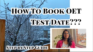 OET Test Date Booking [upl. by Adnirb]