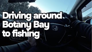 Driving around Botany Bay to find fish [upl. by Pomona]