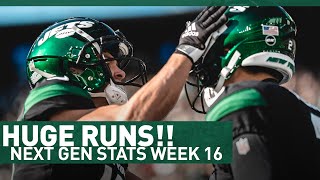 The Numbers Behind Zach Wilson amp Braxton Berrios Touchdown Runs In Week 16  The New York Jets  NFL [upl. by Murielle]