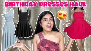 BIRTHDAY DRESSES HUGE HAUL😍 I’m Shook😳  TryOn Haul  Littlebox  Anisha Bhati [upl. by Hayne]