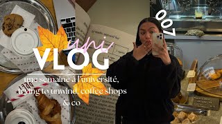 uni vlog 07 cours cafés amp unwinding [upl. by Car]