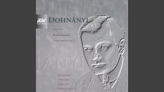 Dohnányi Ruralia Hungarica for violin and piano Op 32c 1914  1 Presto [upl. by Nwahsd]