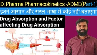 What is Drug Absorption Factor Affecting Drug Absorption  Pharmacokinetics [upl. by Kwabena]