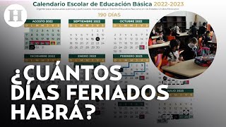 ¡Vacaciones y puentes en ciclo escolar 20232024 Conoce el calendario oficial de la SEP [upl. by Docilla]