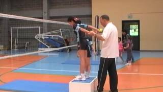 Lattacco nel minivolley [upl. by Ahsirhcal]