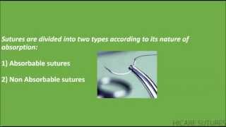 Types of Sutures [upl. by Mukerji]