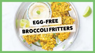 Broccoli and Cauliflower Egg Free Fritters for Baby Led weaning [upl. by Aronson]