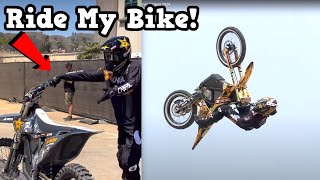 Electric Dirt Bike Cheating At X Games 2024 [upl. by Kriste]