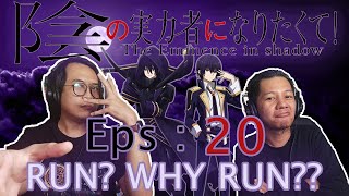 The EPIC Battle Shadow vs Beatrix amp Iris  The Eminence in Shadow episode 20 REACTION [upl. by Audwin]