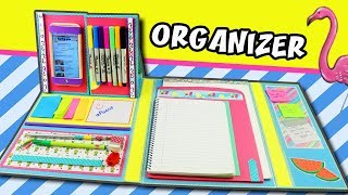 DIY FOLDER ORGANIZER  BACK TO SCHOOL  aPasos Crafts DIY [upl. by Ruggiero]