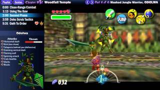 Legend of Zelda Majoras Mask Walkthrough 03 44 quotWoodfall Temple ODOLWAquot [upl. by Dnomse]