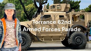 The 62nd Torrance Armed Forces Parade in 4K [upl. by Amena907]