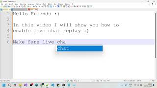 How to Enable Youtube Live chat replay [upl. by Zasuwa]