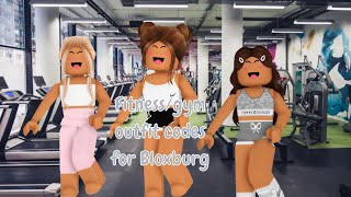 FitnessGym outfit codes for Bloxburg  Roblox [upl. by Regina]