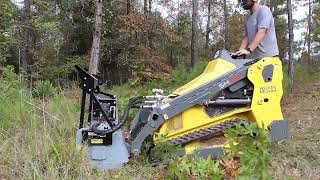 Baumalight MS530M mini skid steer mulcher Baumalight [upl. by Ferd]