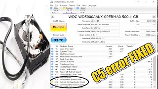 repair C5 error hard Disk اصلاح الباد سيكتور فى الهارد وحل مشاكل الشاشة الزرقاء [upl. by Elbertine]