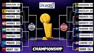 202425 NBA Playoff Bracket Current Scenarios with Picks amp Prediction [upl. by Laurette]