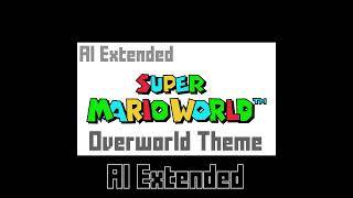 Super Mario World  Overworld but its continued by AI [upl. by Yrrab]