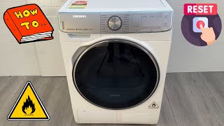 How to Reset Samsung Dryer [upl. by Atalante789]