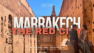 We spent 2 days in Marrakech Morocco 🇲🇦  Riad tour Bargaining in the souks We got scammed [upl. by Adlemi]