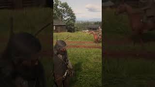 Mentally Disturbed Man On RDR2 reddeadredemption [upl. by Kcirneh]