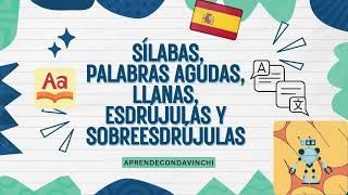 🚀 ¡Domina las sílabas como un PRO Tónicas átonas agudas llanas ¡y más 🤯 [upl. by Eidak]