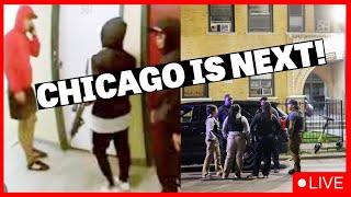 SHOCKING CLIP Chicago Apartment Building Seized by Venezuelan Gang [upl. by Gerty]