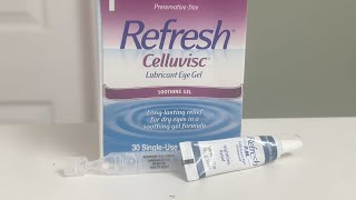 Comparison between Refresh Celluvisc and Refresh PM Ointments [upl. by Yud]