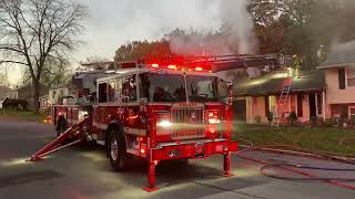 102524 Colonial Park Attached Garage Fire Lower Paxton Twp PA [upl. by Ulysses]