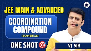 JEE Main Advanced  Inorganic Chemistry  Coordination Compound  Isomerism  by VJ Sir [upl. by Sholom]