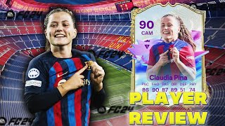 IS THE SBC WORTH IT 90 Future Stars Claudia Pina Player Review  FC 24 [upl. by Celie863]