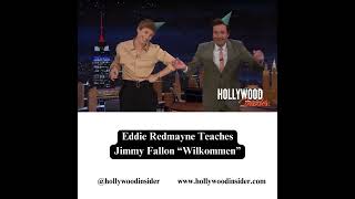 Eddie Redmayne Teaches Jimmy Fallon quotWilkommenquot From quotCabaretquot  Video fallontonight [upl. by Ruelu447]