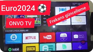 TRT 1 TRT Spor EURO 2024 FREKANS GÜNCELLEME ONVO TV onvo [upl. by Raimundo]