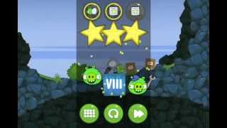 Bad Piggies 432 flight in the night level 32 walkthrough 3 [upl. by Arreit]