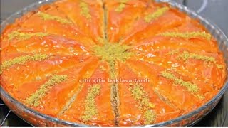 10 Dakikada Hazır Baklava Yufkasından çıtır çıtır havuç dilimi Baklava tarifi [upl. by Eilrebma102]