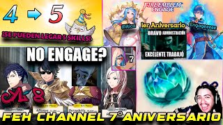 CYL 8 NUEVOS HÉROES EMBLEMAS Y LUMERA MOMMY NO ENGAGE SWEEP  EL 7° ANIVERSARIO DE FEH CHANNEL [upl. by Sarajane759]