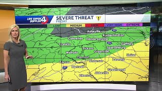 Friday storm timing for South Carolina [upl. by Elleved633]