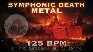 🥁Symphonic Death Metal Style Drum Track  125 BPM FREE WAV DOWNLOAD [upl. by Chiarra]