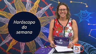 Horóscopo e previsões astrológicas para a semana de 10 a 1603 por Titi Vidal [upl. by Inah]