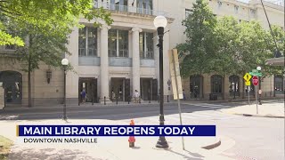 Main Library in downtown Nashville reopens [upl. by Gainor]