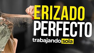 4 PASOS PARA HACER UN ERIZADO PERFECTO AUN TRABAJANDO SOLA [upl. by Hoshi838]